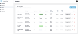 Repairs tracker