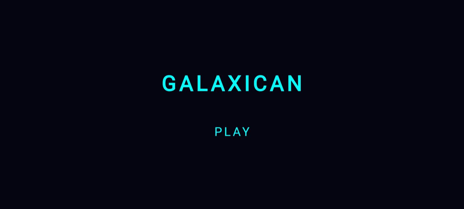 Galaxican — Title screen